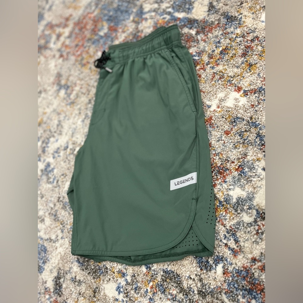 Men’s Legends Shorts, Olive Green, Size XL